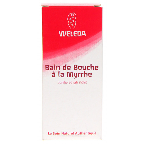 Weleda Bain Bouche Myrrhe 50mL - Purifie et Rafraîchit