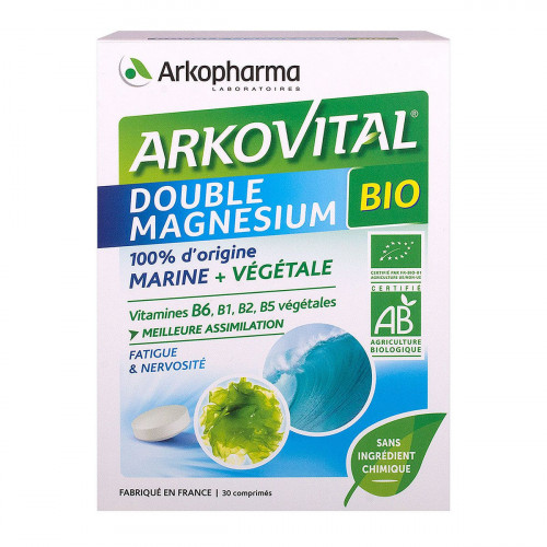 ARKOPHARMA Arkovital double magnésium bio 30 comprimés-12089