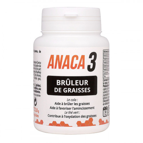 ANACA3 Anaca3 brûleur de graisses 60 gélules-12124 ANACA3 Anaca3 brûleur de graisses 60 gélules-12124
