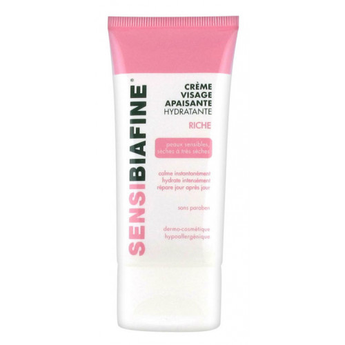 SENSIBIAFINE Crème Riche Visage Hydratante Apaisante-12203