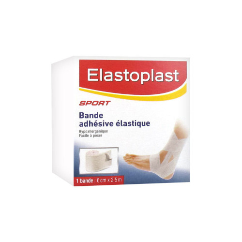 Bande adhésive élastique 8 cm x 2,5 m ELASTOPLAST