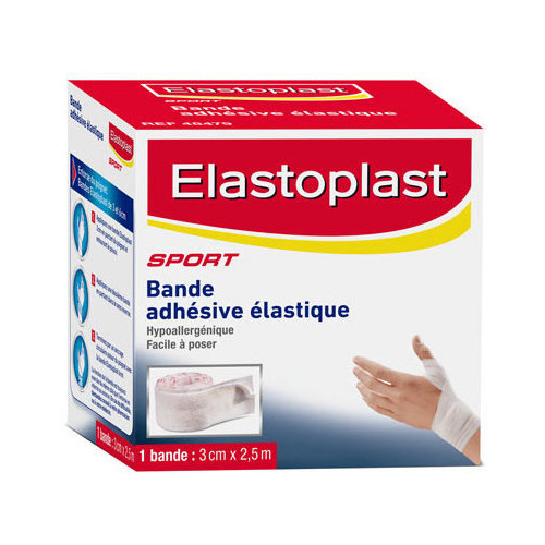 ELASTOPLAST Bande adhésive élastique 3cmx2,5m-12261