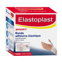 ELASTOPLAST Bande adhésive élastique 3cmx2,5m-12261