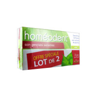 HOMEODENT Dentifrice Homéodent gencives - 2 x 75 ml - arôme anis-12273