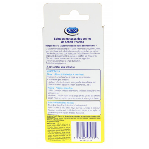 Scholl Anti-Mycoses 2 en 1 3.8mL - Élimine et Prévient Infection