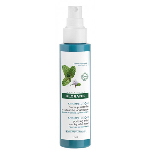 KLORANE Brume Purifiante Anti-Pollution à la Menthe Aquatique 100 ml-12280