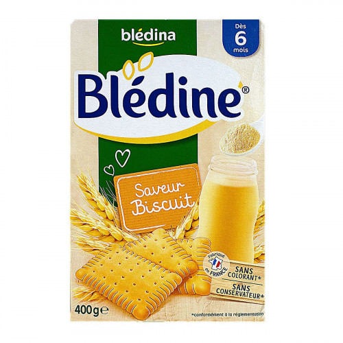 BLEDINA Blédine saveur biscuit dès 6 mois 400g-12367 BLEDINA Blédine saveur biscuit dès 6 mois 400g-12367
