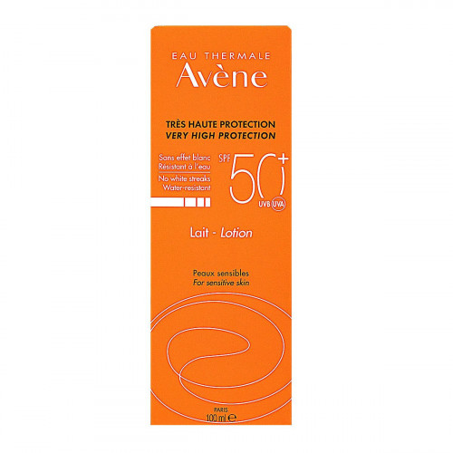 AVENE Lait solaire protection SPF50+ 100ml-12379 AVENE Lait solaire protection SPF50+ 100ml-12379