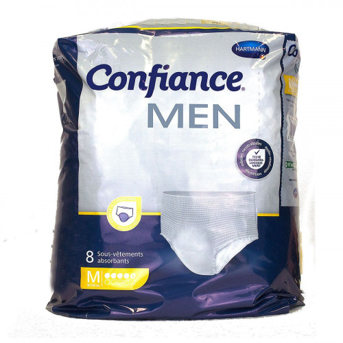 CONFIANCE 8 sous-vêtements absorbants Men 5G taille M-12396 CONFIANCE 8 sous-vêtements absorbants Men 5G taille M-12396