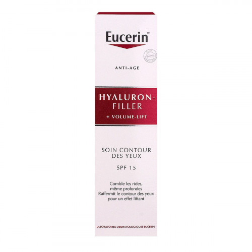 EUCERIN Hyaluron-Filler + Volume Lift Contour des yeux SPF15 15ml-12504 EUCERIN Hyaluron-Filler + Volume Lift Contour des yeux SPF15 15ml-12504