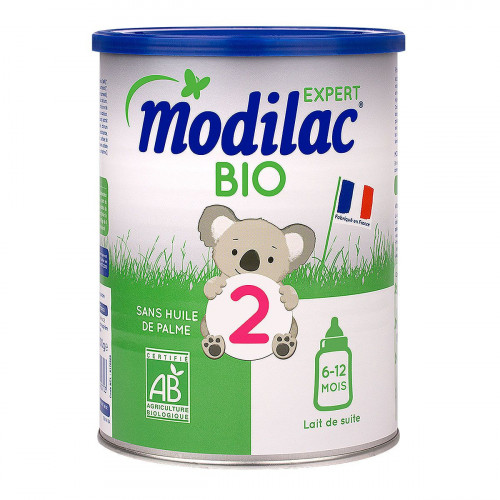 MODILAC Lait Bio Expert 2ème âge 6 à 12 mois 800g-12555
