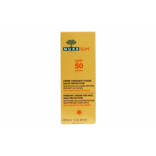 NUXE SUN Crème fondante visage SPF 50 50ml-12572 NUXE SUN Crème fondante visage SPF 50 50ml-12572