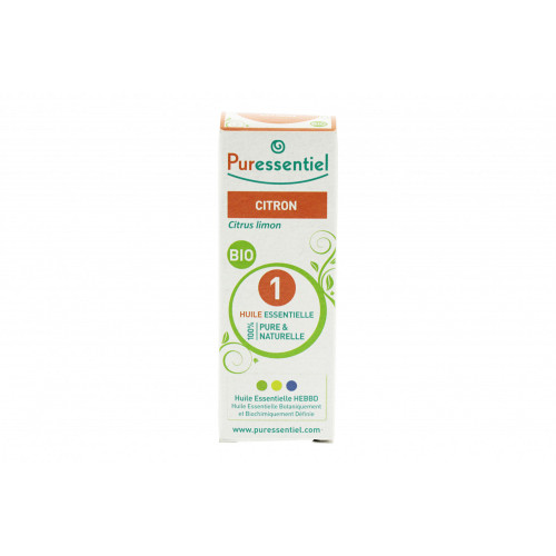 PURESSENTIEL Huile essentielle citron 10ml-12595 PURESSENTIEL Huile essentielle citron 10ml-12595