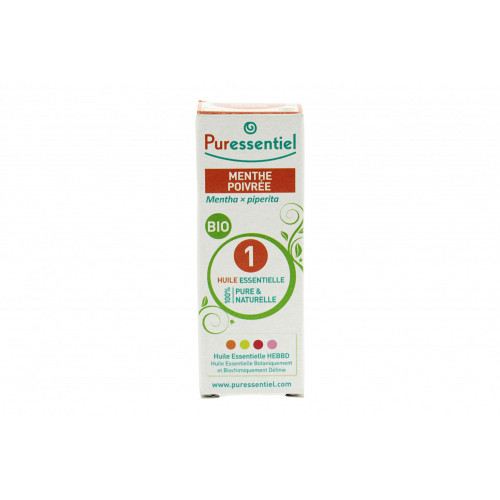 PURESSENTIEL Huile essentielle menthe poivrée 10ml-12610 PURESSENTIEL Huile essentielle menthe poivrée 10ml-12610