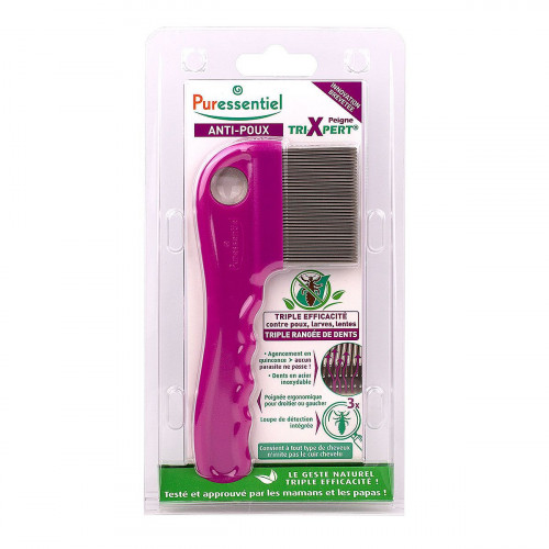 PURESSENTIEL Peigne anti-poux tri-Xpert-12625 PURESSENTIEL Peigne anti-poux tri-Xpert-12625