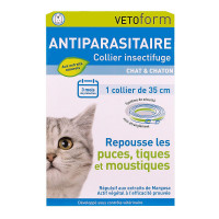 VETOFORM Collier insectifuge antiparasitaire chat & chaton-12630