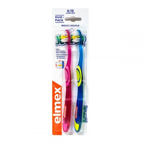 ELMEX 2 brosses à dents junior 6-12 ans-12815