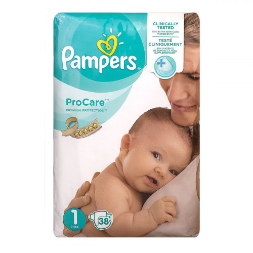 PAMPERS ProCare 2-5kg 38 couches-12816