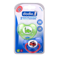 DODIE Duo sucettes anatomiques garçon 6m+-12857