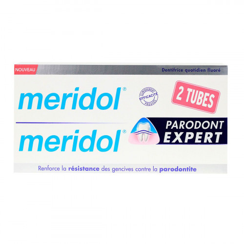MERIDOL Dentifrice Parodont Expert 2x75ml-12896