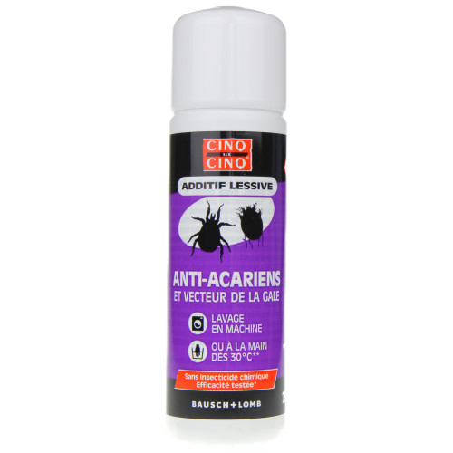 BAUSCH & LOMB Cinq sur Cinq additif lessive anti-acariens et gale 250 ml-12980 BAUSCH & LOMB Cinq sur Cinq additif lessive anti-acariens et gale 250 ml-12980