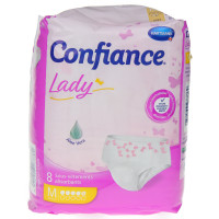 CONFIANCE Slip Absorbant 5G Taille M Sachet de 8-12982