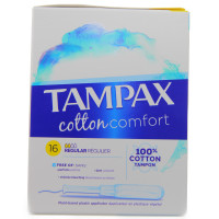 TAMPAX 16 Tampons Regular Coton-13010