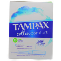 TAMPAX 16 Tampons Cotton Comfort Super-13011