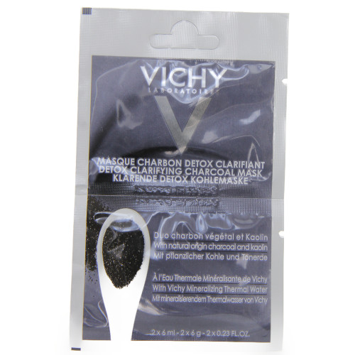 VICHY Masque bi doses charbon 2Sach/6ml-13016