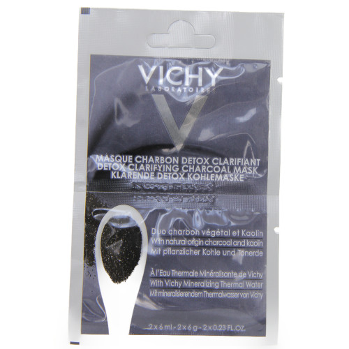VICHY Masque bi doses charbon 2Sach/6ml-13016 VICHY Masque bi doses charbon 2Sach/6ml-13016