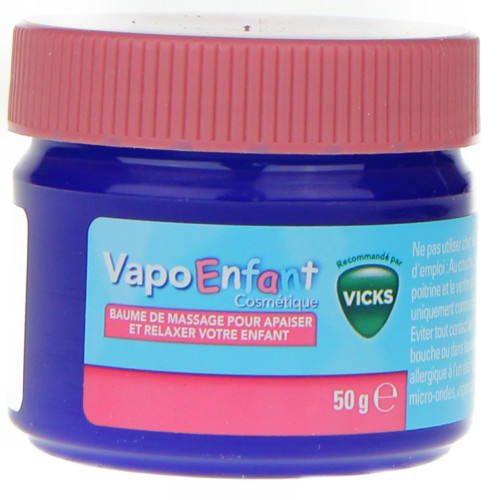 VICKS Vapoenfant Baume Apaisant 50g - Soulagement doux pour enfants