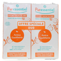 PURESSENTIEL Effort Musculaire Huile De Massage Bio 2 x 100 ML-13059