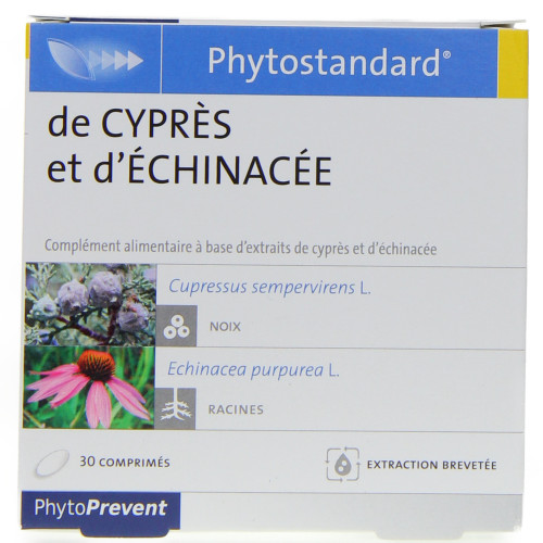 PILEJE PHYTOPREVENT Phytostandard de cyprès et échinacée 30 comprimés-13060 PILEJE PHYTOPREVENT Phytostandard de cyprès et échinacée 30 comprimés-13060