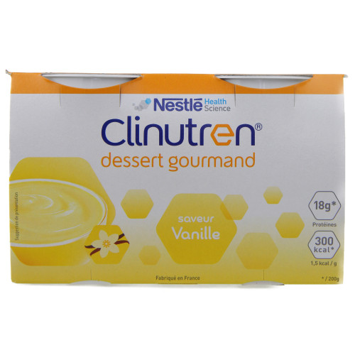 NestléHealthScience CLINUTREN DESSERT G Nutrim vanille 4Cups/200g-13103