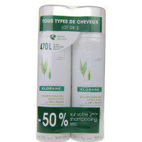 KLORANE Shampooing Sec Avoine 2 Spray de 150 mL-13177