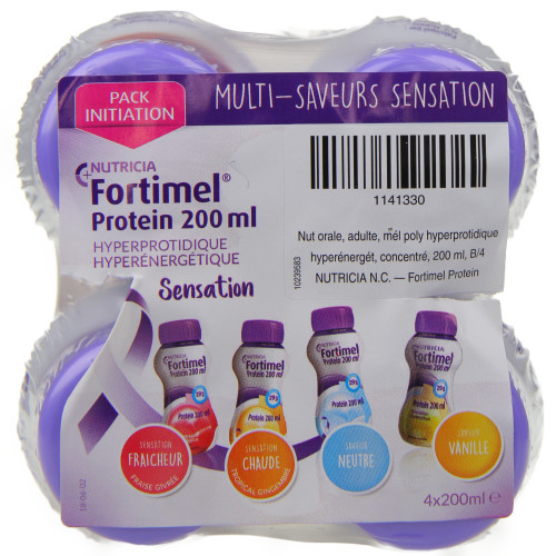 NUTRICIA FORTIMEL PROTEIN SENSATION Nutrim multi sav 4/200ml-13182 NUTRICIA FORTIMEL PROTEIN SENSATION Nutrim multi sav 4/200ml-13182