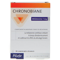 PILEJE Chronobiane Mélatonine 1 mg 30 comprimés-13294