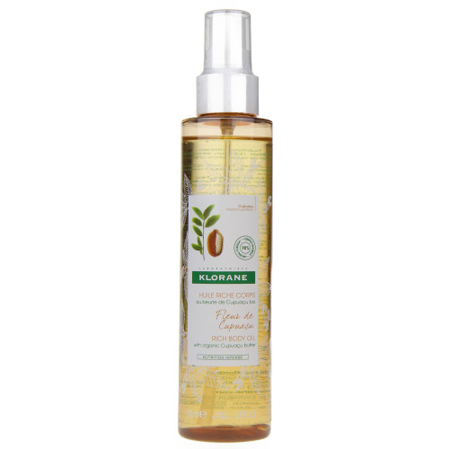 KLORANE Huile Riche Corps Fleur de Cupuaçu 150 mL-13319 KLORANE Huile Riche Corps Fleur de Cupuaçu 150 mL-13319