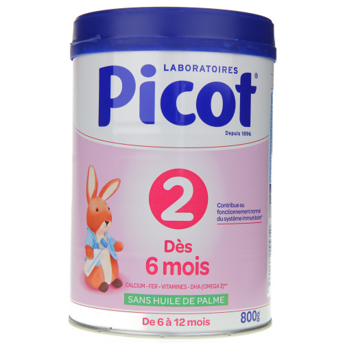 PICOT Lait Poudre 2 dès 6 mois 800g-13337
