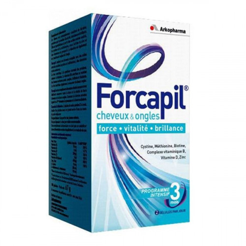 ARKOPHARMA Forcapil Programme Intensif 3 Mois 180 Gélules-13370
