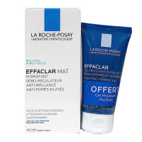 Effaclar mat 40ml + gel moussant 50ml offert-13426