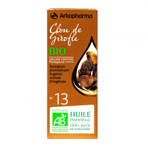 ARKOPHARMA Huile essentielle n°13 clou de girofle 5ml-13460 ARKOPHARMA Huile essentielle n°13 clou de girofle 5ml-13460