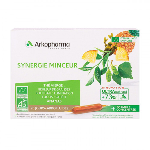 ARKOPHARMA Synergie minceur 20 ampoules-13491 ARKOPHARMA Synergie minceur 20 ampoules-13491