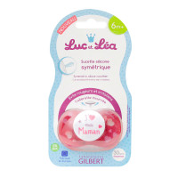 LUC ET LEA Sucette j'aime ma maman" 6 mois+"-13521
