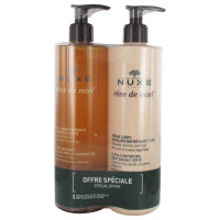NUXE Rêve de Miel Gel Lavant Surgras 400 ml + Crème Corps Ultra-Réconfortante 400 ml-13534