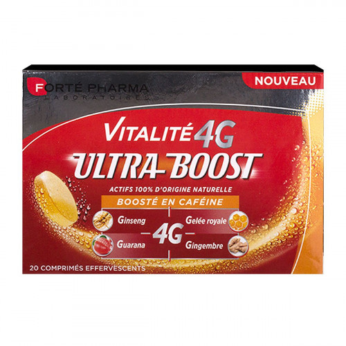 FORTE PHARMA Vitalité 4G ultra boost 20 comprimés effervescents-13561 FORTE PHARMA Vitalité 4G ultra boost 20 comprimés effervescents-13561