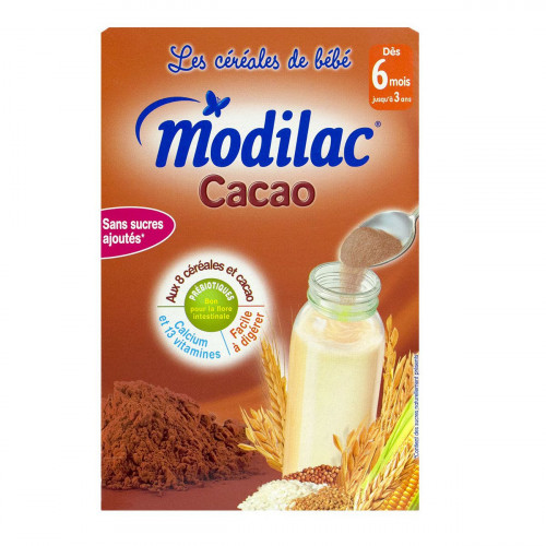 MODILAC Céréales cacao 6 mois à 3 ans 300g-13571