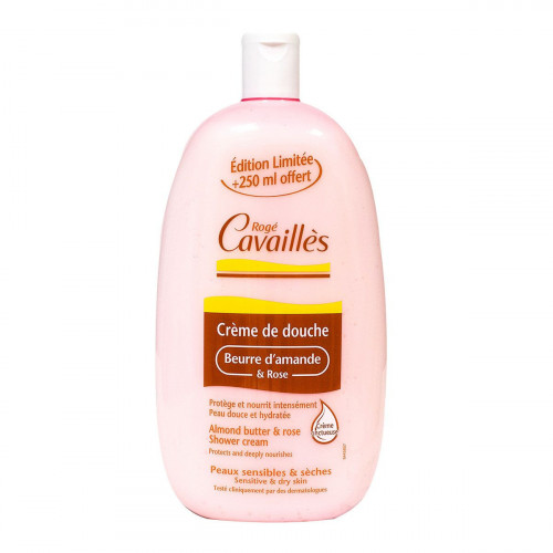 ROGE CAVAILLES Crème douche amande & rose 500ml+250ml offerts-13580