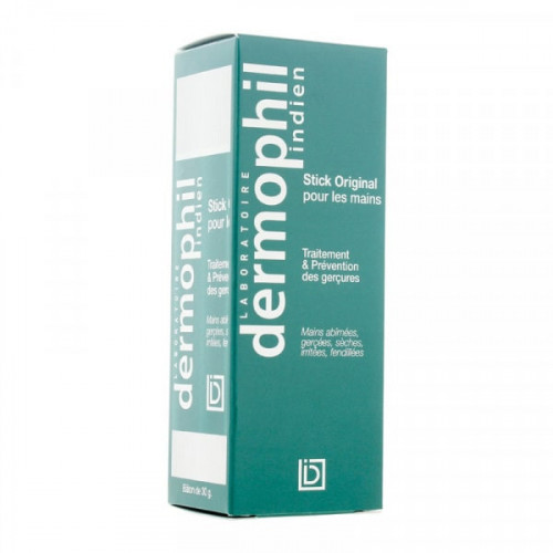 DERMOPHIL INDIEN Stick Original pour les mains 30 g-13596 DERMOPHIL INDIEN Stick Original pour les mains 30 g-13596