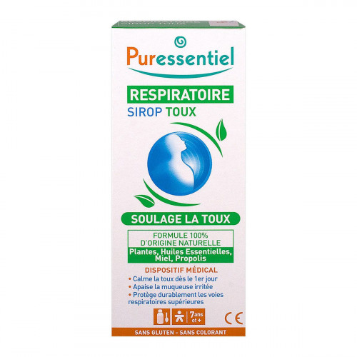 PURESSENTIEL Respiratoire sirop toux 125ml-13634